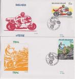 België 1999; Motor Sport, FDC Yvert 2819-2820., Postzegels en Munten, Brieven en Enveloppen | België, Envelop, Verzenden