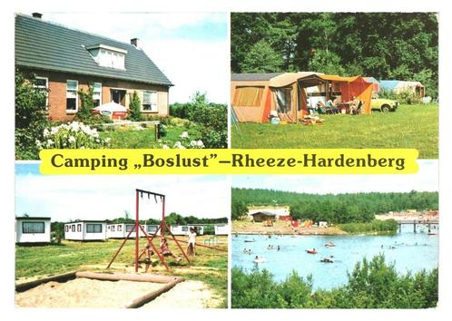 36840	Rheeze Hardenberg	Camping	Boslust	Gelopen met postzege, Verzamelen, Ansichtkaarten | Nederland, Overijssel, Ophalen of Verzenden