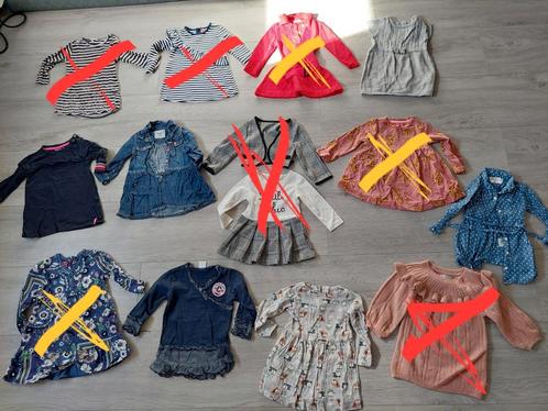 Jurken maat 80 meisje jurk jurkjes lange mouwen herfst, Kinderen en Baby's, Babykleding | Maat 80, Zo goed als nieuw, Meisje, Jurkje of Rokje