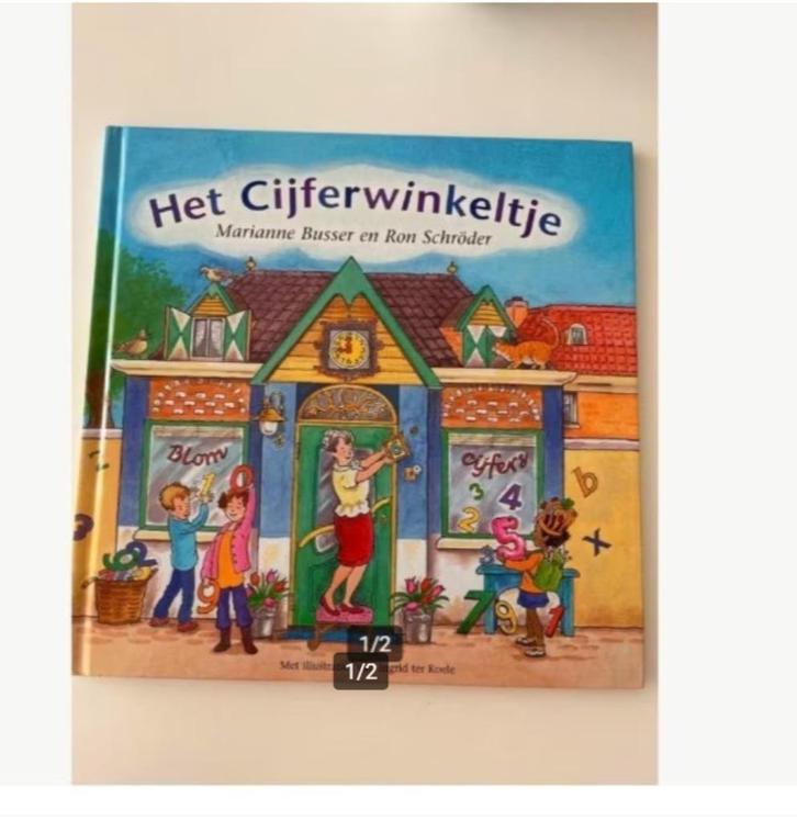 Het Cijferwinkeltje - Marianne Busser, Boeken, Kinderboeken | Kleuters, Zo goed als nieuw, Fictie algemeen, Ophalen of Verzenden