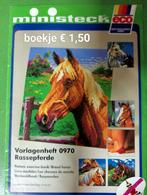 Ministeck diverse voorbeeldboekjes - ruim 200 patronen, Ophalen of Verzenden, Gebruikt, Voorbeeldboek