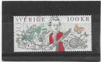 Zweden 2014 Michael Bellman Music Art 100 KR, Postzegels en Munten, Postzegels | Europa | Scandinavië, Zweden, Verzenden, Gestempeld