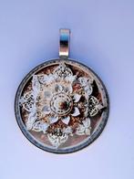 prachtige hanger mandala lace - look, Ophalen of Verzenden, Nieuw, Zilver, Overige materialen
