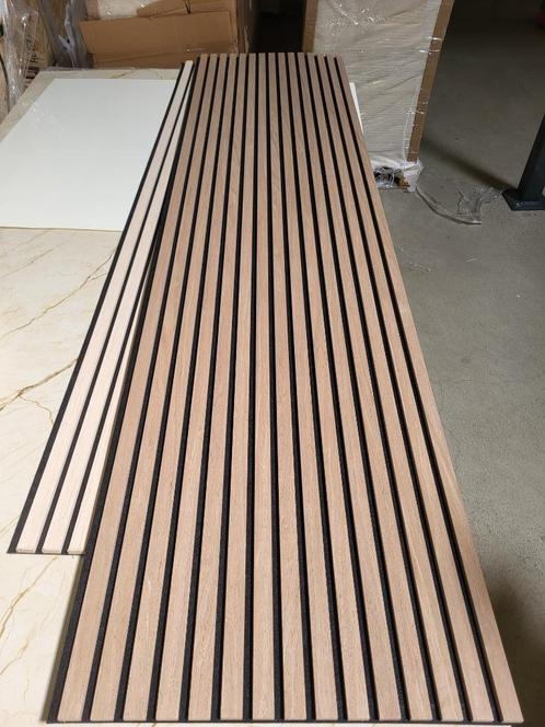 Lattenwanden 240cm x 60cm - 2 kleuren beschikbaar, Huis en Inrichting, Woonaccessoires | Wanddecoraties, Nieuw, Ophalen