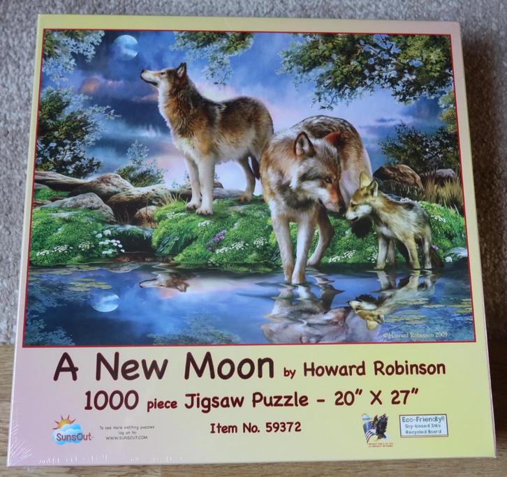 Legpuzzel SunsOut – 1000 stukjes – A New Moon - Nieuw, Hobby en Vrije tijd, Denksport en Puzzels, Nieuw, Legpuzzel, 500 t/m 1500 stukjes