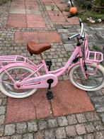 Nogan Puck 18 inch roze kinderfiets, Fietsen en Brommers, Fietsen | Kinderfietsjes, Ophalen, Zijwieltjes, 16 tot 20 inch, Zo goed als nieuw