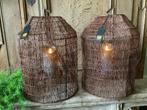 NIEUW PTMD forse roestkleurige metalen windlichten, Huis en Inrichting, Woonaccessoires | Kandelaars en Kaarsen, Ophalen of Verzenden