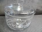 Riviera Maison glazen koek chocolade trommel met deksel, Huis en Inrichting, Gebruikt, Overige typen, Ophalen of Verzenden, Glas