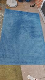 Blauw vloerkleed - Langsted IKEA, Huis en Inrichting, Ophalen, 100 tot 150 cm, Blauw, Zo goed als nieuw
