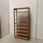 Bruynzeel metalen/houten legbord stellingkast - 209 cm hoog,, Gebruikt