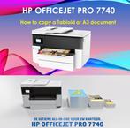 NIEUW !! A3 Kleuren printer/scanner HP officejet pro 7740, Computers en Software, Printers, Nieuw, Ingebouwde Wi-Fi, Faxen, Inkjetprinter