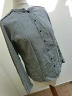 Vintage zwart wit blouse maat 38 M Silver Creek, Maat 38/40 (M), Overige kleuren, Silver Creek, Ophalen of Verzenden