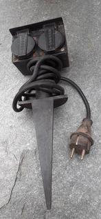 tuin stopcontact met spies.   ., Ophalen of Verzenden, Gebruikt