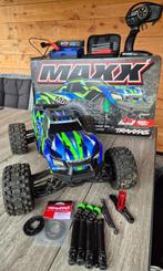 Traxxas Wide Maxx met toebehoren en upgrades, Hobby en Vrije tijd, Modelbouw | Radiografisch | Auto's, Auto offroad, Zo goed als nieuw