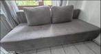Grijze bank met slaapfunctie, Huis en Inrichting, Banken | Sofa's en Chaises Longues, Gebruikt, 150 tot 200 cm, Tweepersoons, 75 tot 100 cm