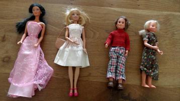 4 Vintage Barbie poppen (1966/1973/2006) beschikbaar voor biedingen