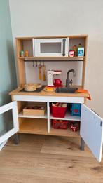 Speelkeuken compleet met keukenspulletjes, Ophalen, Gebruikt, Hout