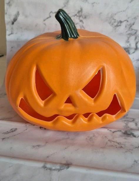 Halloween decoratie – Sfeervolle pompoen, Hobby en Vrije tijd, Feestartikelen, Gebruikt, Versiering, Halloween of Griezel, Ophalen