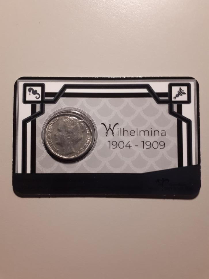 Historische coincard KNM: Wilhelmina 1/2 gulden 1909 (luxe), Postzegels en Munten, Munten | Europa | Euromunten, 2 euro, Overige landen