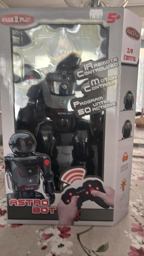 Gear2play Astro Robot remote control, Kinderen en Baby's, Speelgoed | Educatief en Creatief, Nieuw, Elektronica, Met licht, Met geluid