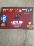 Exploding Kittens,Kaartspel, Compleet, Z.G.A.N!!!, Een of twee spelers, Ophalen of Verzenden, Zo goed als nieuw, Exploding kittens