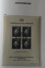 Liechtenstein Mi-blok 3, Postzegels en Munten, Ophalen of Verzenden, Gestempeld