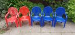 6 kinderstoelen voor in de tuin, Ophalen, Gebruikt, Kunststof