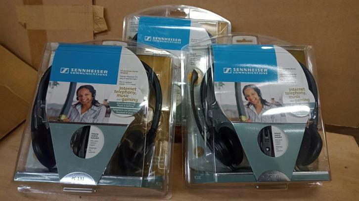 Sennheiser PC 131 hoofdtelefoon met microfoon headset, Audio, Tv en Foto, Koptelefoons, Nieuw, Over oor (circumaural), Sennheiser