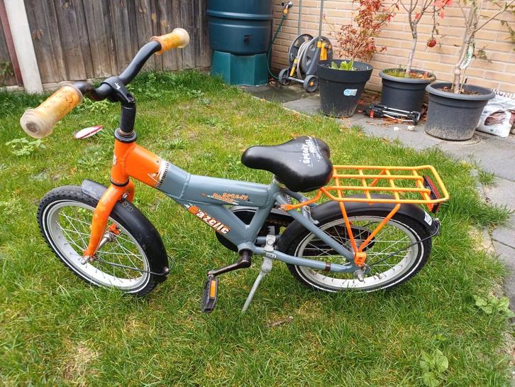 loekie gazelle 16 inch, Fietsen en Brommers, Fietsen | Kinderfietsjes, Gebruikt, 16 tot 20 inch, Zijwieltjes, Ophalen of Verzenden