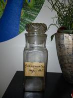 Antieke Apothekerspot met Glazen Stop, Antiek en Kunst, Ophalen of Verzenden
