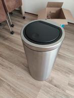 Brabantia Touch Bin prullenbak, Ophalen, Gebruikt, 50 tot 75 cm, 20 tot 30 liter