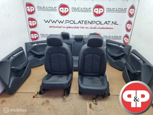 Audi A3 8V Sedan Interieur Leder Zwart Met Panelen, Auto-onderdelen, Interieur en Bekleding