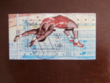 CUBA 1990; BLOK O.S ATHLETIEK  onderdeel HOOGSPRINGEN beschikbaar voor biedingen