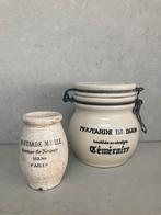 Set oude mosterdpotten Dijon moutarde, Antiek en Kunst, Ophalen of Verzenden