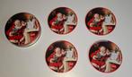 Coca Cola kerst onderzetters Vintage, Ophalen of Verzenden