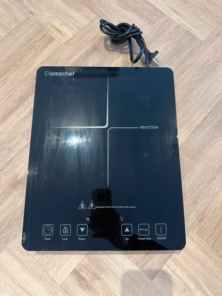 portable IH cooking heater - amzchef, Witgoed en Apparatuur, Kookplaten, Gebruikt, Vrijstaand, Inductie, 3 kookzones of minder