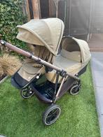 Duo kinderwagen Gazelle S groen, Kinderen en Baby's, Kinderwagens en Combinaties, Gebruikt, Verstelbare duwstang, Ophalen, Kinderwagen