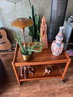 Prachtige vintage design Deense Hans Wegner Trolley, Ophalen, Gebruikt, 50 tot 100 cm, Overige houtsoorten