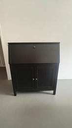 Ikea Hemnes secretaire computerkast zwart, Ophalen, Gebruikt