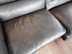 Natuzzi elec verstelbare bank, 2-delig., Ophalen, Gebruikt, Tweepersoons, Leer