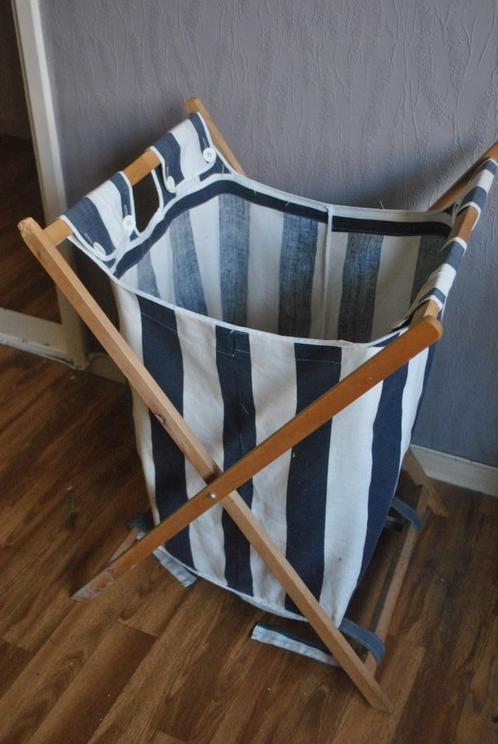 Wasmand, opklapbaar, Huis en Inrichting, Badkamer | Badtextiel en Accessoires, Gebruikt, Overige typen, Blauw, Ophalen of Verzenden