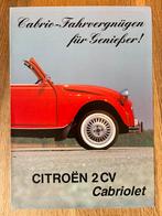 Citroën 2CV Cabriolet brochure, Verzenden, Zo goed als nieuw, Citroën
