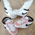 Gehaakte nieuw baby slofjes Nike Jordan, Kinderen en Baby's, Babykleding | Maat 50, Nieuw, Ophalen of Verzenden, Jongetje of Meisje