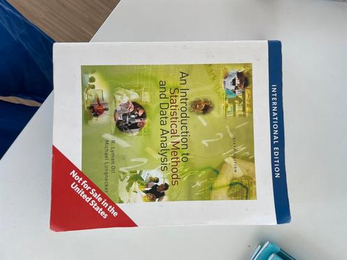 An introduction to Statistical methods and data analysis, Boeken, Studieboeken en Cursussen, Gelezen, WO, Beta, Ophalen of Verzenden