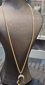Mooie rope chain 14karaat gouden ketting