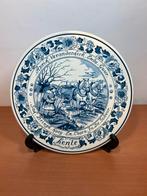 Delfts Blauw Wandbord Lente, Antiek en Kunst, Antiek | Wandborden en Tegels, Ophalen of Verzenden