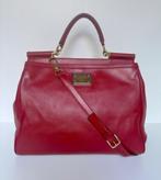 DOLCE & GABBANA SICILY Rood leer bag tas, Ophalen of Verzenden, Zo goed als nieuw, Rood, Schoudertasje