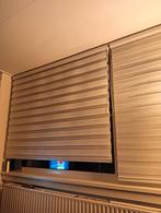 Duo rolgordijnen - Lichtdoorlatend, Huis en Inrichting, Stoffering | Gordijnen en Lamellen, 100 tot 150 cm, Beige, Ophalen of Verzenden