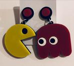 Vintage Pac Man Oorbellen Red Yellow, Sieraden, Tassen en Uiterlijk, Oorbellen, Nieuw, Overige materialen, Ophalen of Verzenden