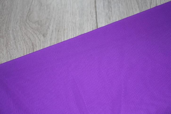 Polyester Chiffon stof - uni donker paars #3737, Hobby en Vrije tijd, Stoffen en Lappen, Nieuw, Polyester, 120 cm of meer, 200 cm of meer